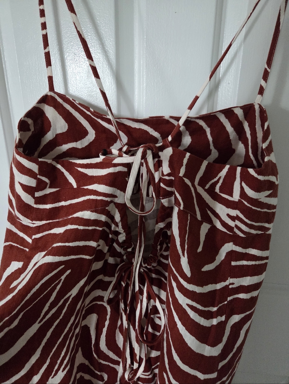 Linen Mini Dress - Picture 7 of 8